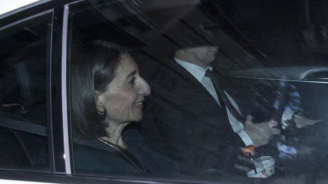 Gladys Berejiklian arrives to give evidence at the Independent Commission Against Corruption (ICAC) in Sydney. Picture: NCA NewsWire/Joel Carrett