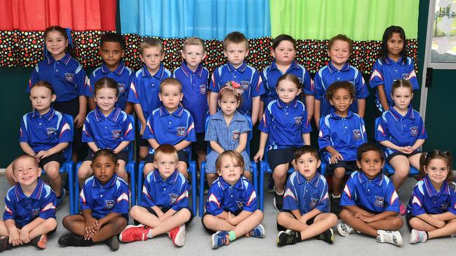 BOHLEVALE STATE SCHOOL. PB Mrs McDonnell. Picture: Shae Beplate. BOHLEVALE STATE SCHOOL PREP B TEACHER: Kate McDonnell TEACHER AIDE: Leah Brand BACK: Amayah Brushe, Jekaius Uiduldam, Nate Larkin, Arthur Payne, Arlo Henderson, Kohdak Dever, Axell Buckley, Alyssa Smith. MIDDLE: Rohnan Johns, Isla Kansky, Lucas Fergusson, Seraphina Neville, Skyla Wootton, Kellum Moses, Maddison Tully. FRONT: Kody-James Bell, Allyanna-Aaliyah Kepa-Uiduldam, Lachlan Wyer, Bonnie Hamilton, Carter Peers, Kevin Draper, Ella Roberson.