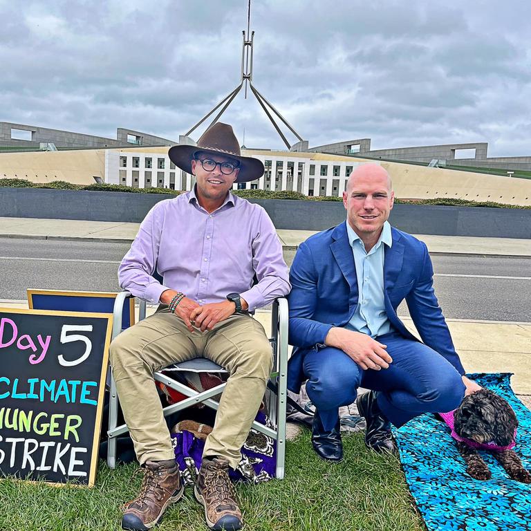 Senator David Pocock has shown support for Gregory Andrews' plight. Picture: Facebook