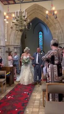 Stroke Survivor Walks Daughter Down the Aisle