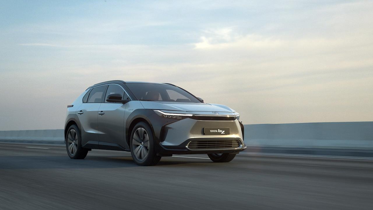 Toyota’s bZ4X battery electric SUV arrives in 2023.