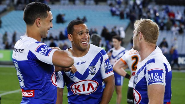 The underrated Will Hopoate has been a shining light for the Dogs. Picture: David Neilson