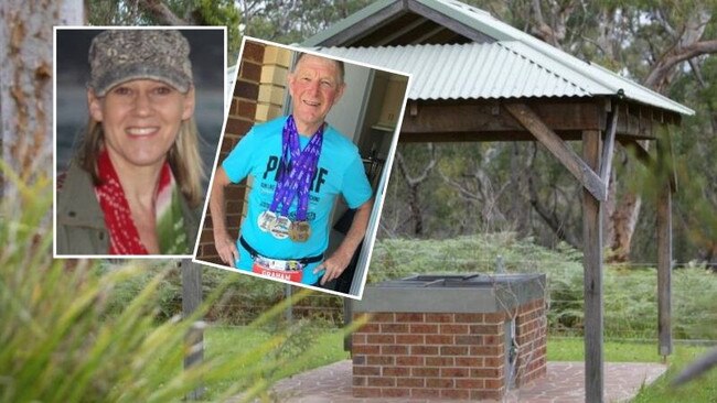 Jo Ridley and Graham Davis were injured when a barbecue exploded during the Great North Walk running event. Picture: supplied