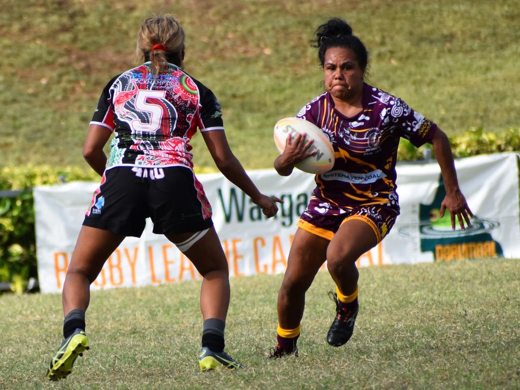 Warba Wangarunya Rugby League Carnival women's grand final - Emu Park Emus Keb Oakley/Dave Lennox Memorial Sideversus Mona Kielly Memorial.