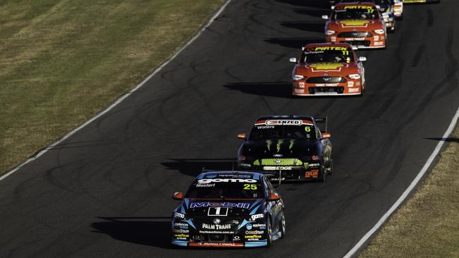 Chaz Mostert drives the #25 Mobil1 Appliances Online Racing Holden Commodore ZB down the back straight. Picture: Getty Images