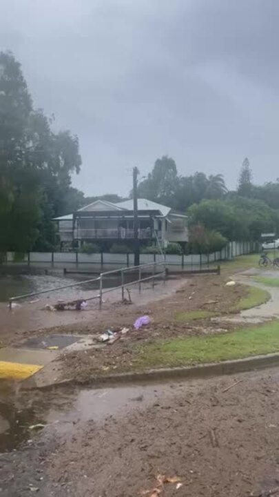 Flooding and debris in Torquay