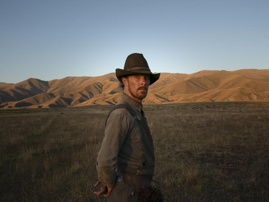 Benedict Cumberbatch as a menacing ranch hand in The Power of the Dog. Picture: Supplied