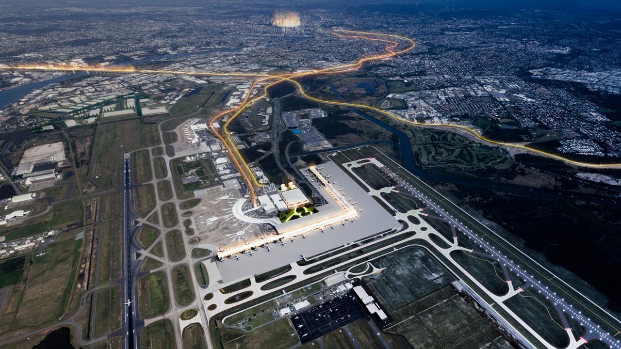 Brisbane Airport’s new 1 billion terminal will be built inside the two