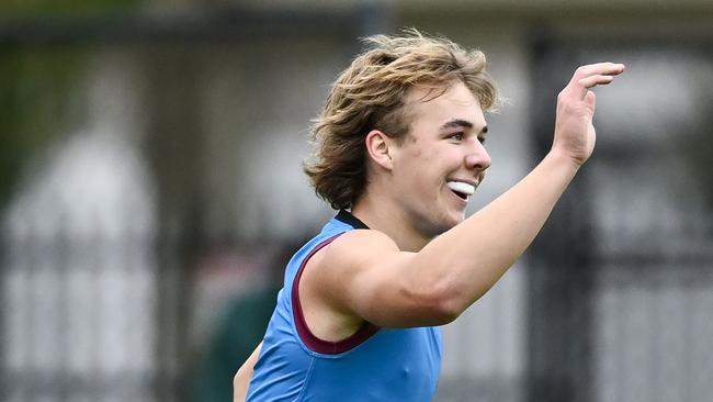 Ryley Sanders was prolific through the midfield for the Allies. Picture: Getty Images