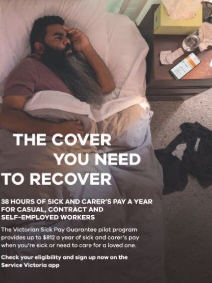 Another advertisement on behalf of a Victorian government agency.