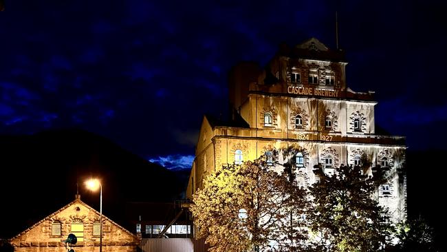 Cascade Brewery at night. Picture: Lorenz Sclenner. Your Focus on Tasmania **ONE TIME USE ONLY**