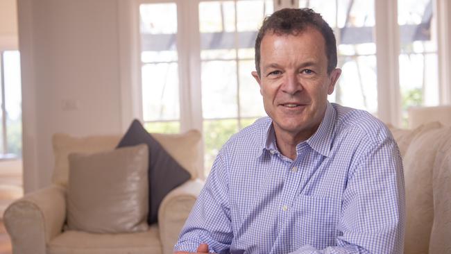 NSW Opposition leader Mark Spearman at his home. Picture: Jeremy Piper