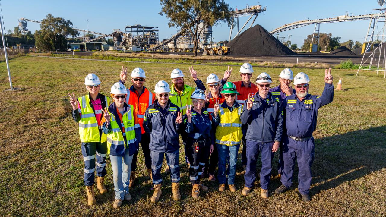 New Acland Coal's recent new starters. Picture: (supplied)