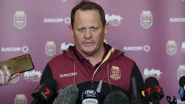 Kevin Walters is under pressure after Queensland were exposed in game one. Picture: Peter Wallis