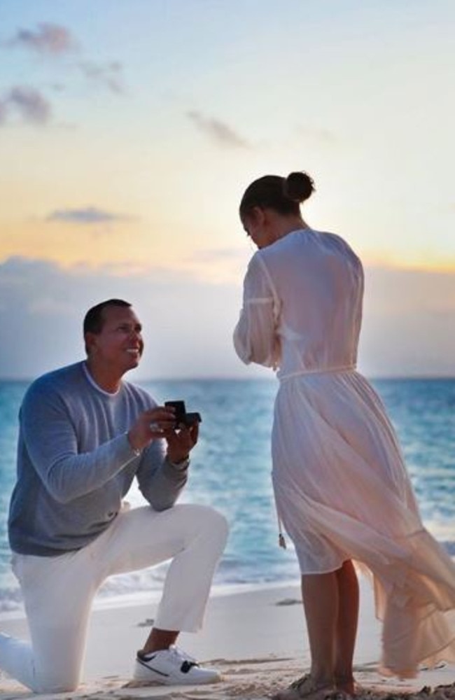 Alex Rodriguez proposed to Jennifer Lopez earlier this month 