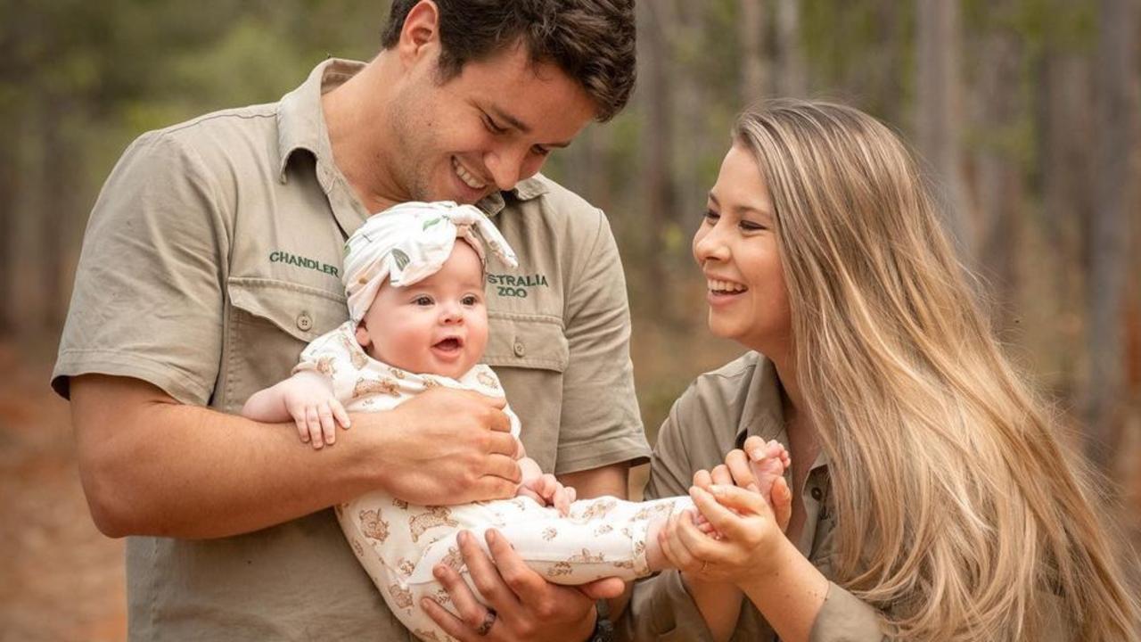 The couple welcomed their first child, Grace Warrior Irwin Powell, in 2021. Picture: Instagram