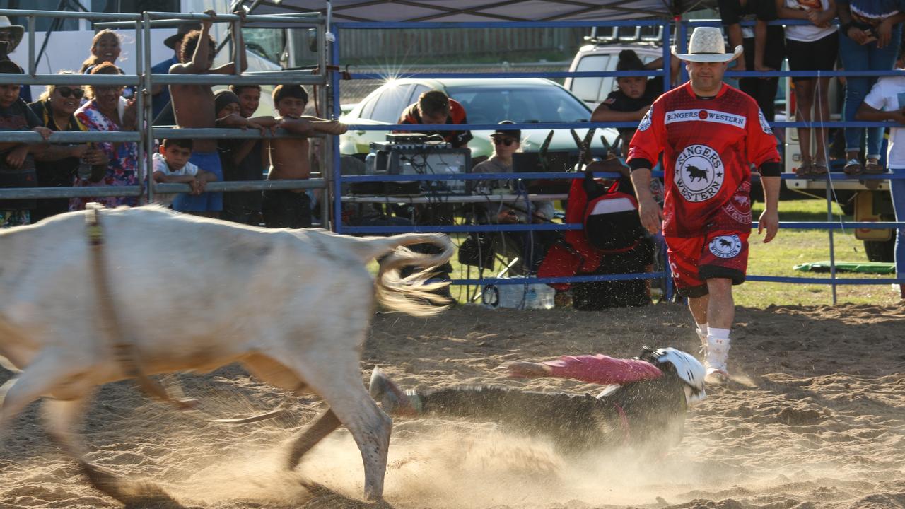 Cherbourg Rodeo, October 15, 2021. Picture: Holly Cormack