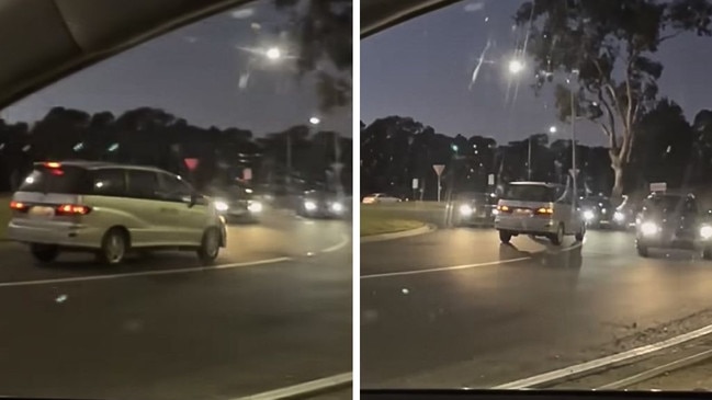 Canberra driver insane act. Picture: Facebook.