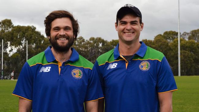 Golden Grove stars Cam Shenton and Lewis Johnston were at their best on Saturday. Picture: Golden Grove Football Club