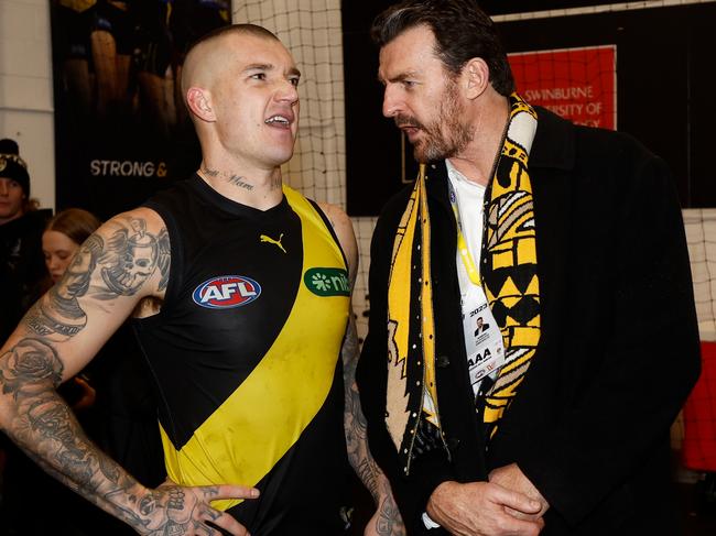 Outgoing Richmond chief executive Brendon Gale says Martin will take it easy before making any firm decisions on his future. Picture: Getty Images