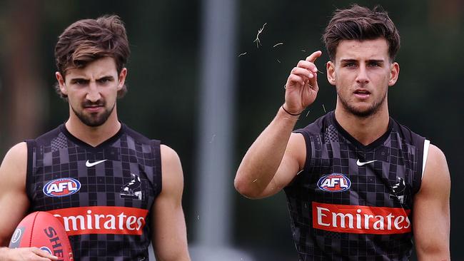 The Daicos brothers could both be selected in the All-Australian team at the end of the season following superb campaigns. Picture: Michael Klein