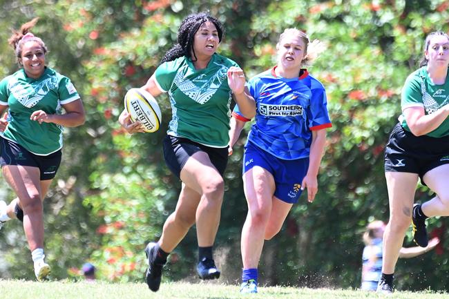 Fiji rugby 7's in Brisbane. Saturday October 6, 2024. Picture, John Gass