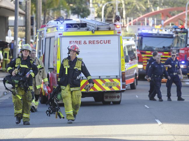 Fire crews from different areas were called to help control the blaze.