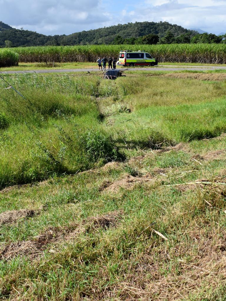 Ingham Emergency Services On Scene Of Car Wreck In Hinchinbrook Cane 