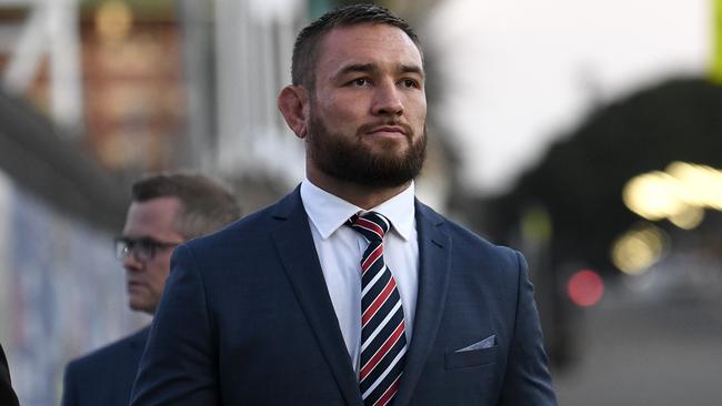 That stare extended to many of his trips to the NRL judiciary. Picture: AAP Image/Bianca De Marchi