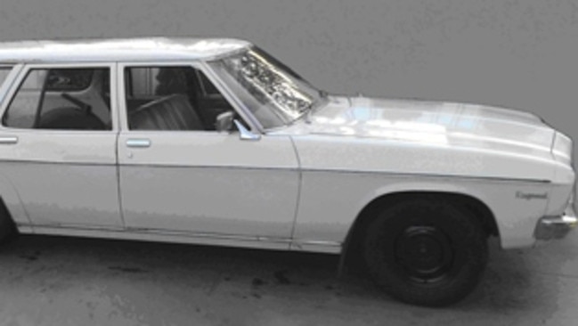 A side view of a station wagon similar to one police are seeking over the disappearance. Picture: Victoria Police