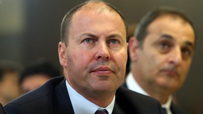 Treasurer Josh Frydenberg. Picture: Kym Smith