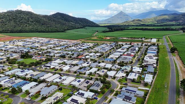 Housing south of Cairns. In Queensland, filling 96,000 homes would mean an $80 saving a week, Picture: Brendan Radke