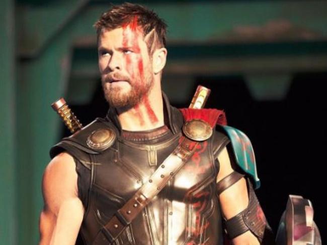 Chris Hemsworth as Thor in the new movie.