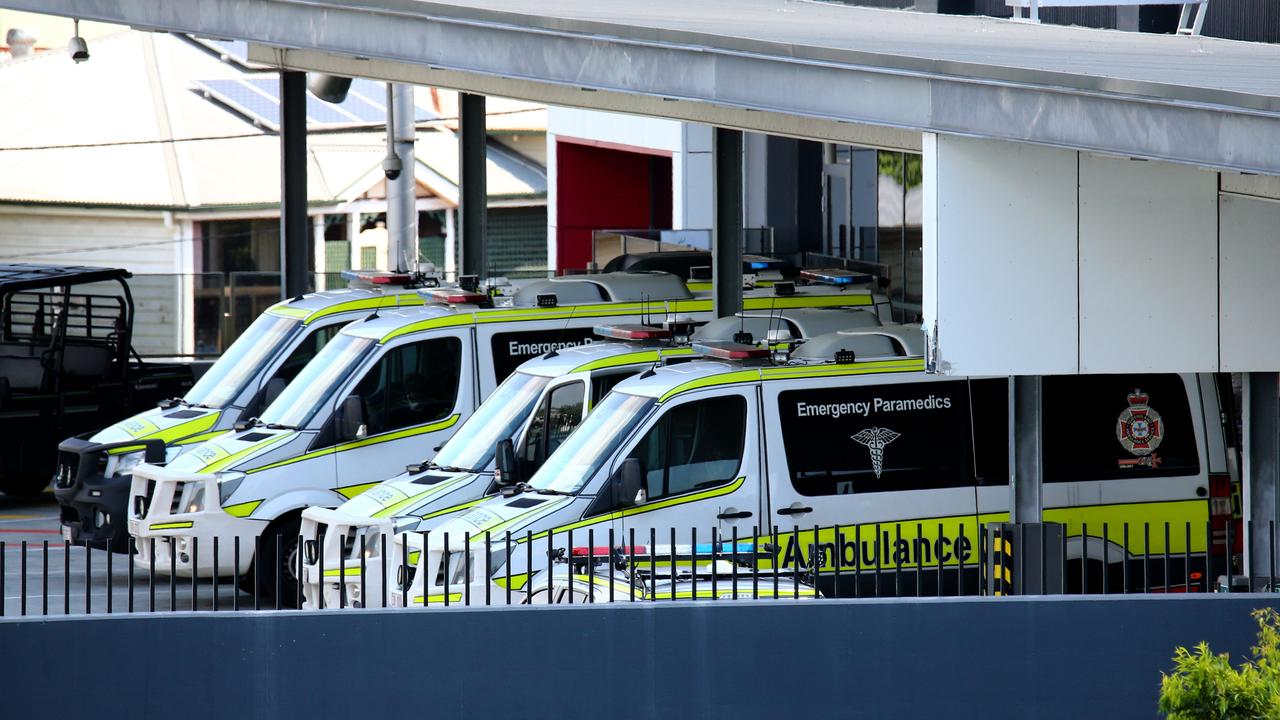 Ambulance ramping at the Princes Alexandria Hospital. Picture: David Clark