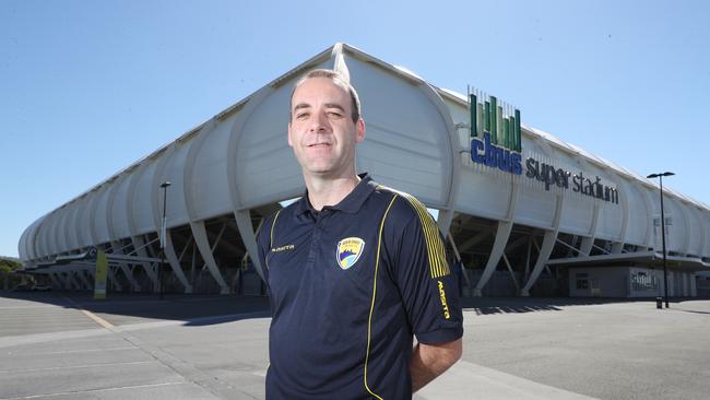 New Gold Coast United coach Kristian Rees. Picture: Richard Gosling