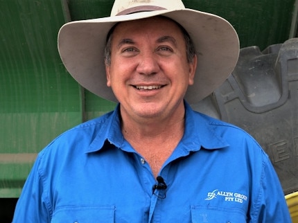 Burdekin rice grower Allan Miller.