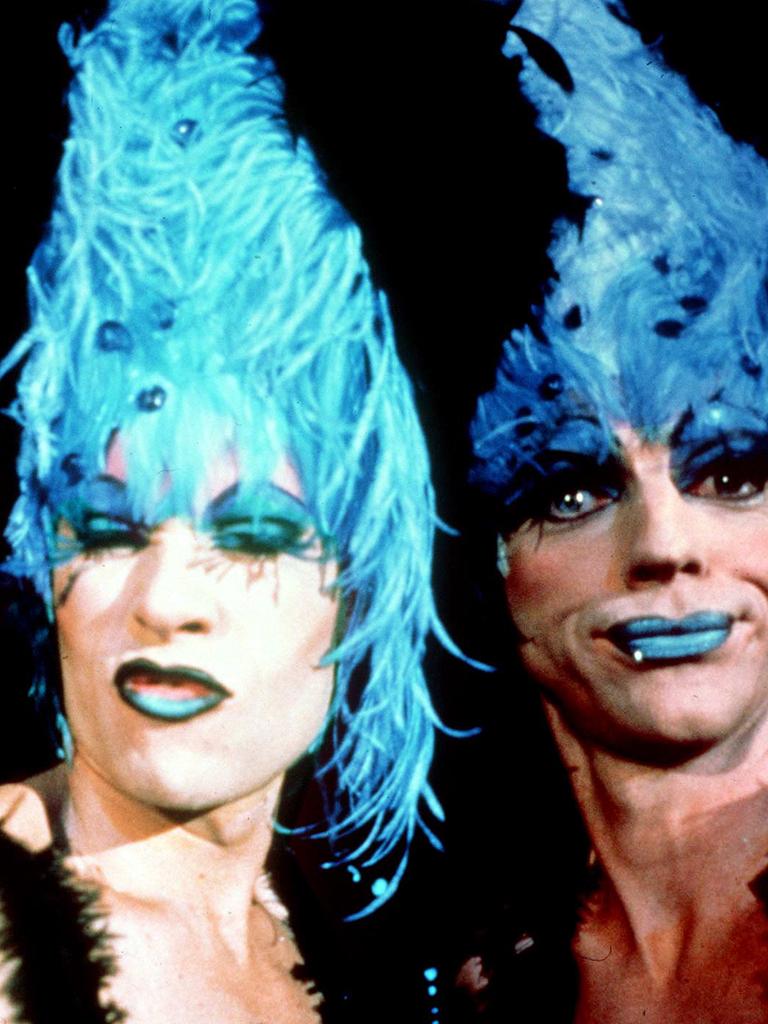 Guy Pearce and Hugo Weaving in Priscilla. Picture: Advertiser library