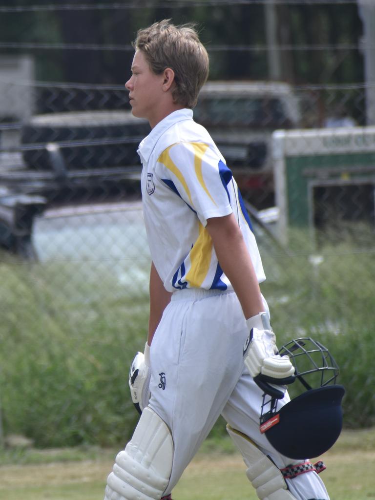 Central Queensland Intercity Cricket, under-16, Rockhampton under-15 versus Gladstone under-16, Rockhampton Cricket Grounds, on February 22, 2025.
