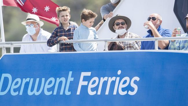 A Derwent Ferry at Bellerive. Picture: Chris Kidd