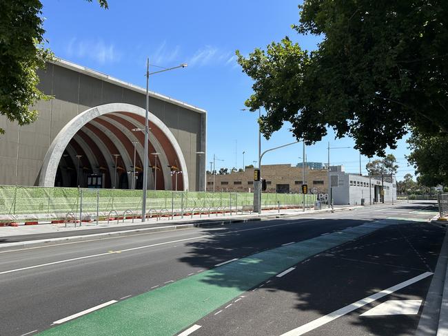 Mr Docherty has an interest in a prime block of land near the new Arden station on the soon to be opened Melbourne metro. Picture: Stephen Drill.