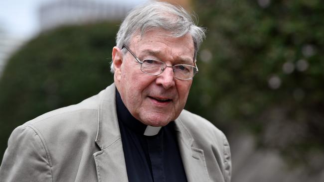 Cardinal George Pell faces charges over a number of historical sexual allegations. Picture: AAP