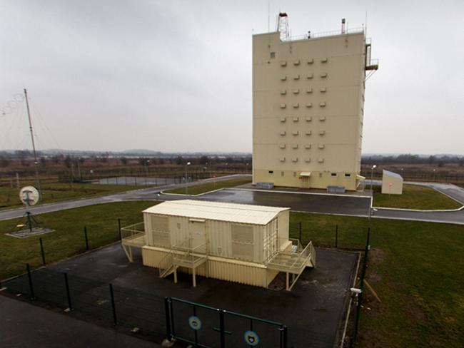 Part of the Voronezh early-warning radar racility in Kaliningrad. This radar can track aircraft over all of Europe and parts of the North Atlantic. Picture: Russian Ministry of Defence