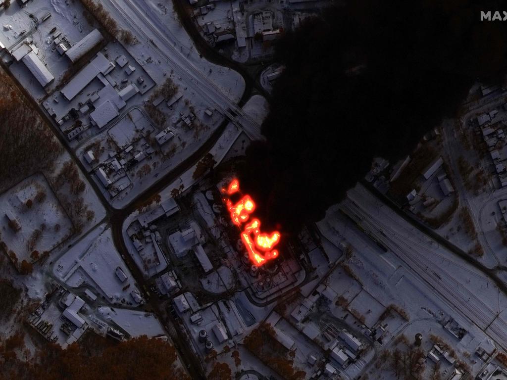 Several Russian oil refineries have been hit in waves of drone attacks.