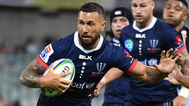 Quade Cooper has made a strong return to Super Rugby with the Melbourne Rebels. Picture: AAP 