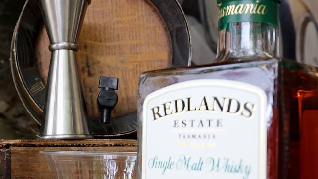 Redlands Estate Single Malt Whisky is one of the state’s best drops. Picture: SAM ROSEWARNE