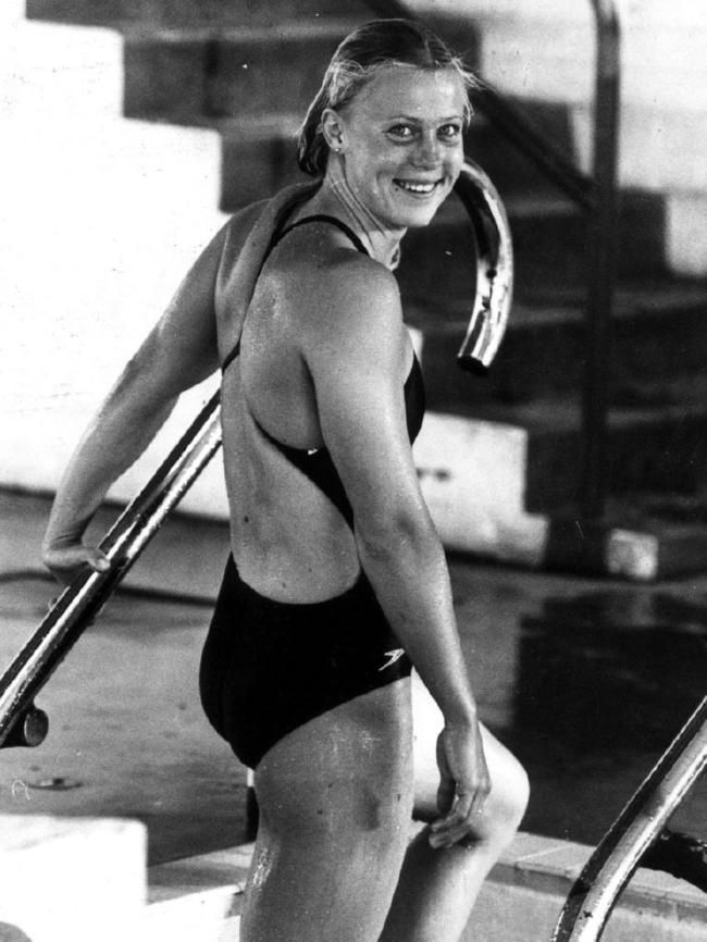 Australian swimmer Lisa Curry in 1980.