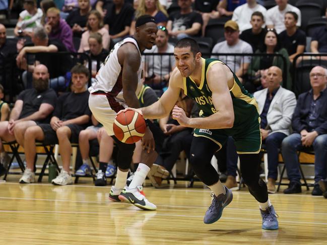 Fabijan Krslovic made his Boomers debut at age 29. Picture: Getty Images