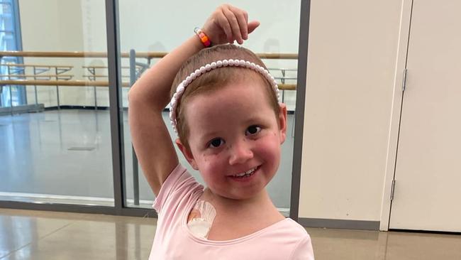 Hailey Valle has been given only a few weeks left to live after a leukemia diagnosis. Picture: Supplied by family