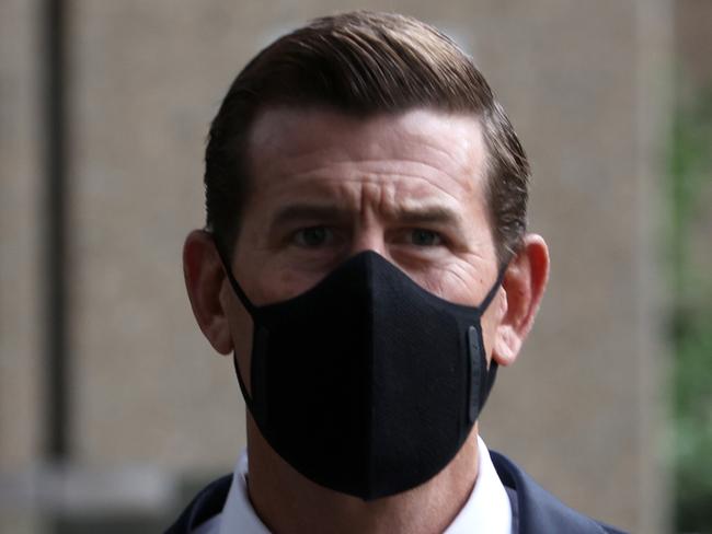 SYDNEY, AUSTRALIA - NewsWire Photos FEBRUARY 4, 2022: Ben Roberts-Smith pictured as he arrives at Federal court in Sydney. Orders and Reasons/Hearing Defamation case continuing as former top soldier battles Nine newspapers.Picture: NCA NewsWire / Damian Shaw