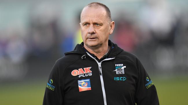 Ken Hinkley has coached Port Adelaide for most of the decade. Picture: AAP Image/Julian Smith